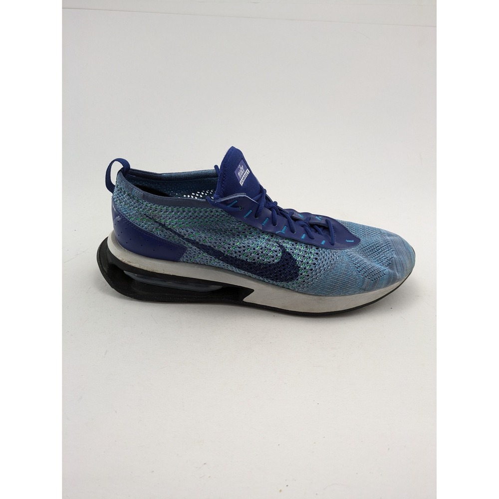 Mens Nike Air Max Flyknit Racer Royal Blue Running Shoes FD2765-400 Size 14 - Picture 3 of 7